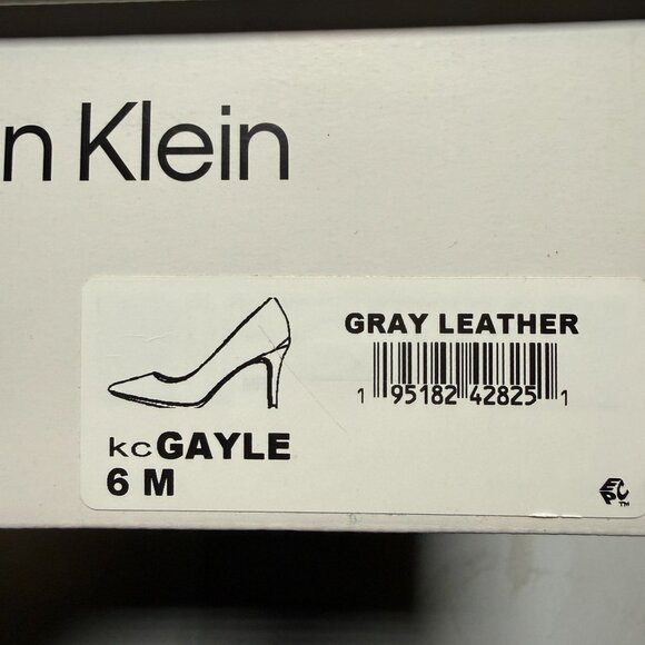 Calvin Klein Gayle Pump High Women's Heels Anthracite Size 6 - Picture 11 of 11